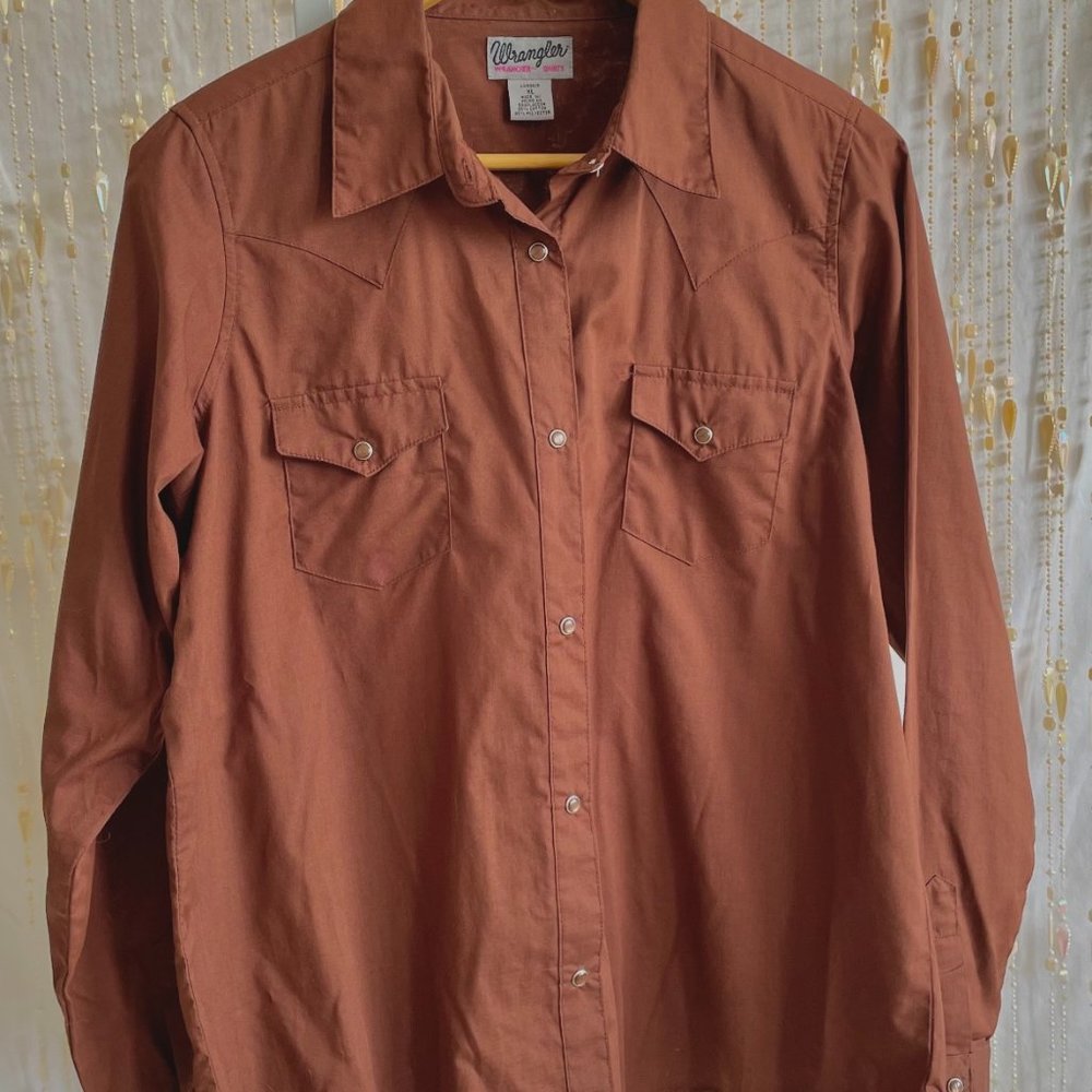 Vintage Wrangler Button Up